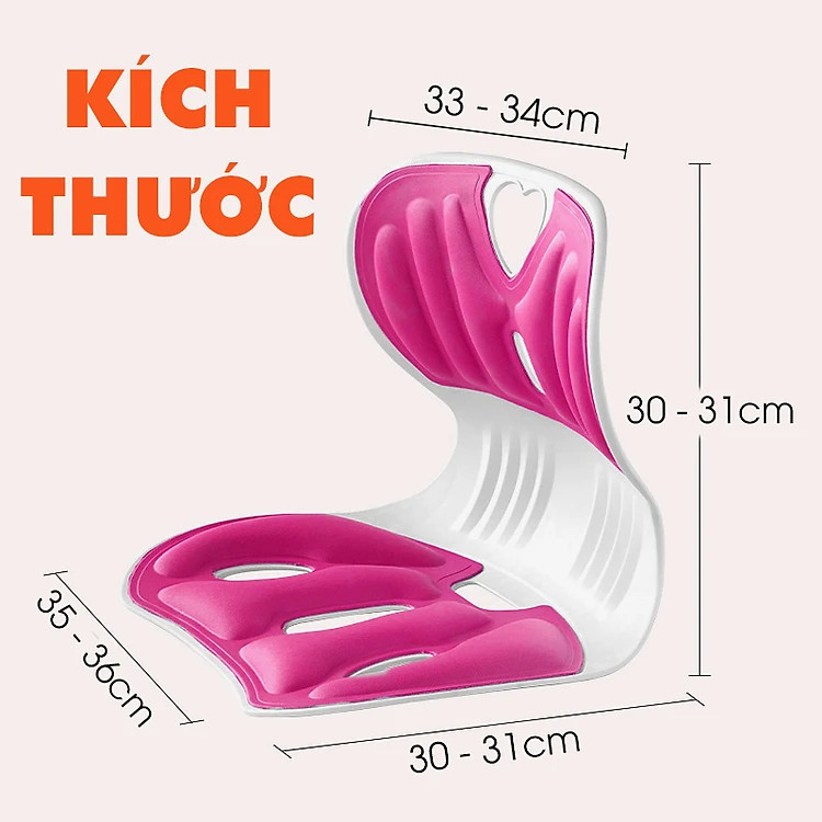 Ghế công thái học chống gù lưng, ghế văn phòng giúp ngồi thẳng lưng phù hợp trẻ 