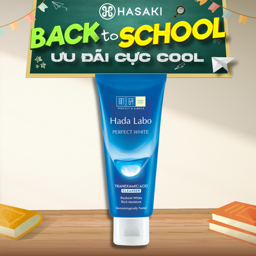[DAILY] Sữa Rửa Mặt Dưỡng Trắng Cho Mọi Loại Da Hada Labo Perfect White Cleanser