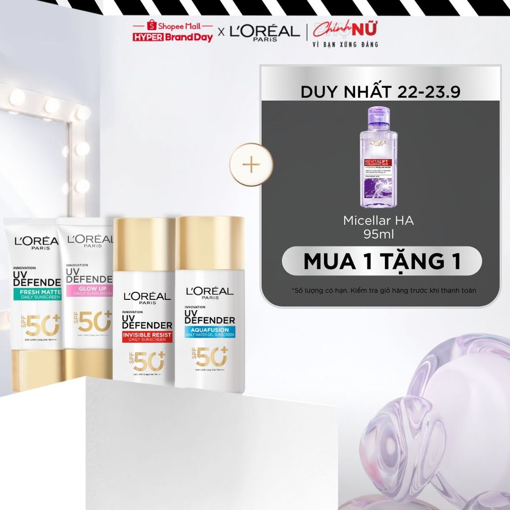 [CHỐNG NẮNG WATERGEL MỚI] Chống Nắng Phổ Rộng Thoáng Da, Kháng Mọi Tác Động UV D